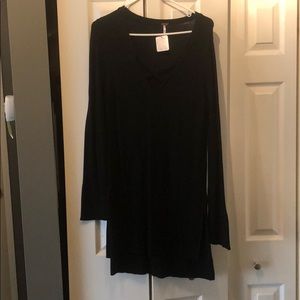 Free people black sweater